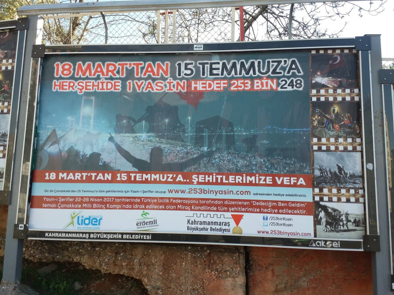 Haydi Kahramanmaraş! Vefa Zamanı…