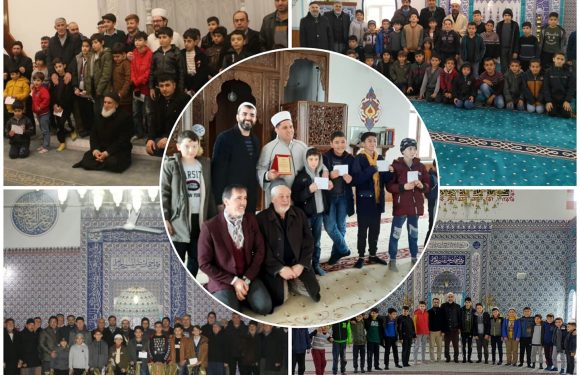 Kahramanmaraş’ta namazlarını 5 vakit camide kılan 345 çocuk ödüllendirildi-Haberler.com